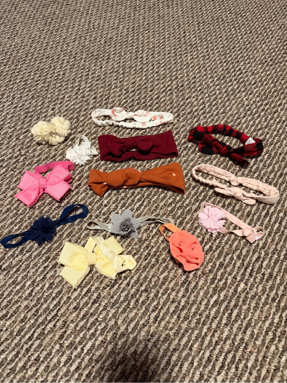 Assorted Baby Headband Set - Multi Color Floral & Bow Styles
